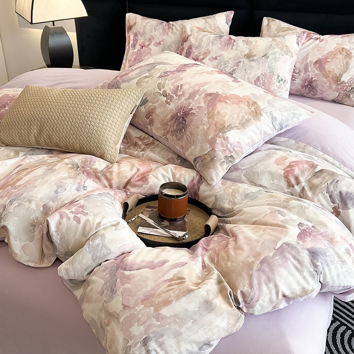 91家纺网 家纺一手货源 找家纺 （总）Mr.pig猪先生水洗棉 2025新款贡缎数码印花四件套