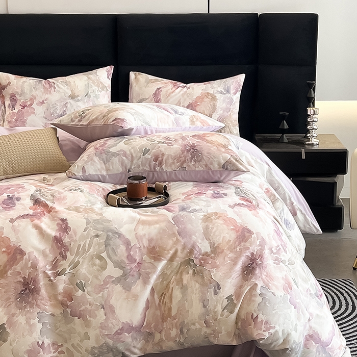 91家纺网 家纺一手货源 找家纺 （总）Mr.pig猪先生水洗棉 2025新款贡缎数码印花四件套