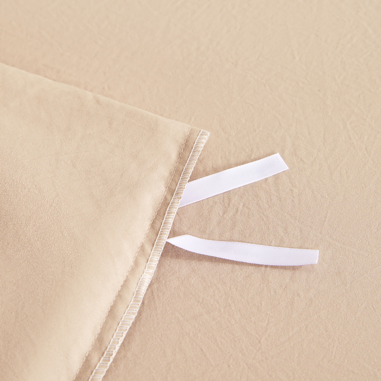 91家纺网 家纺一手货源 找家纺 卡初家居（原微来） 2025新款秋冬A类母婴级磨毛加厚亲肤棉简约刺绣四件套(提供买家秀) 港湾-埃尔沙