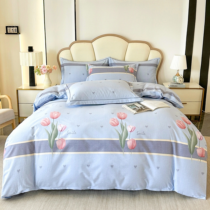 91家纺网 家纺一手货源 找家纺 （总）橘姿 2025新款100%加厚全棉四件套纯棉四件套磨毛四件套礼盒装（控价不低于170）