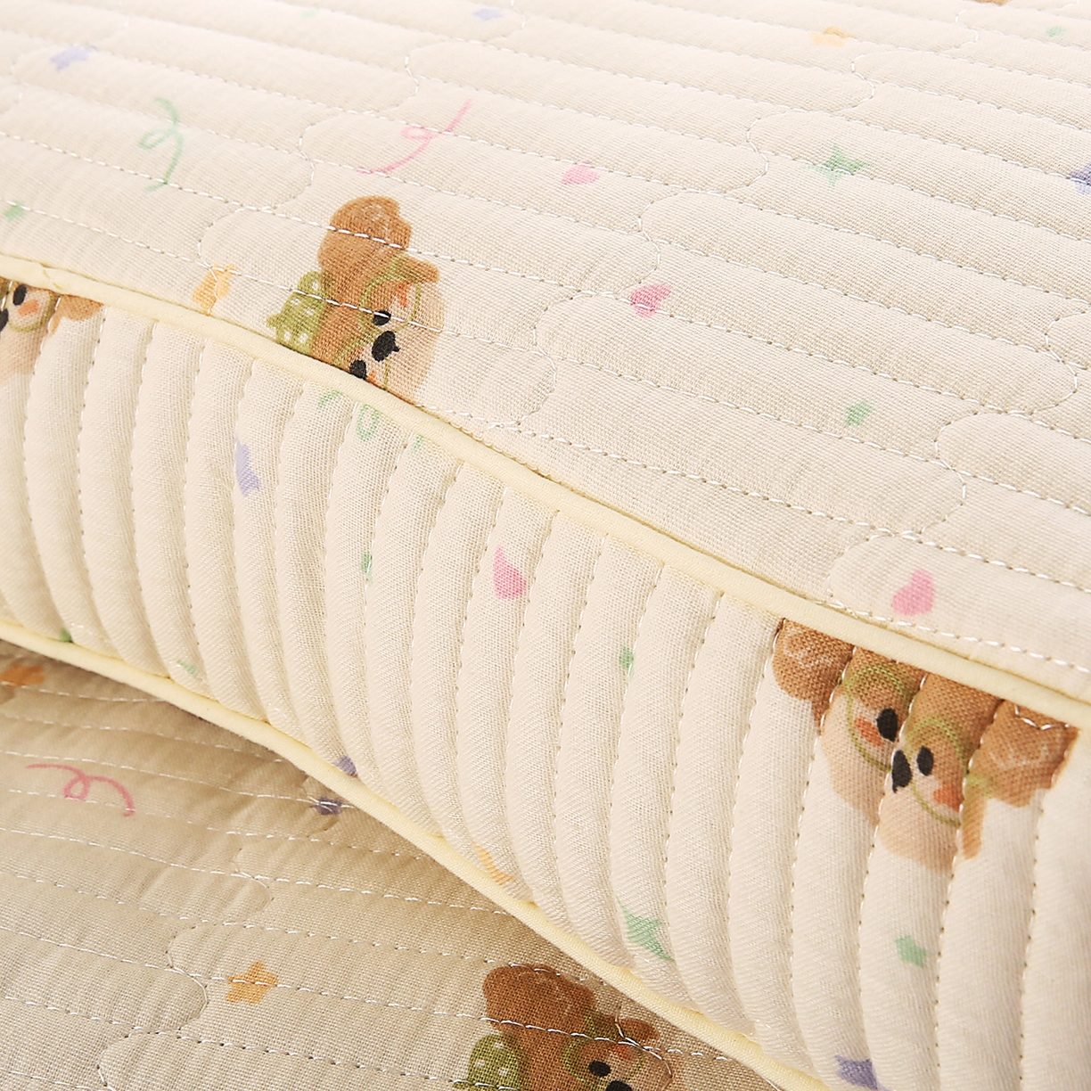 91家纺网 家纺一手货源 找家纺 橘夏家纺 2025新款米奇耳朵全棉双层纱枕头枕芯可拆洗可替换内胆荞麦壳枕头枕芯 星仔