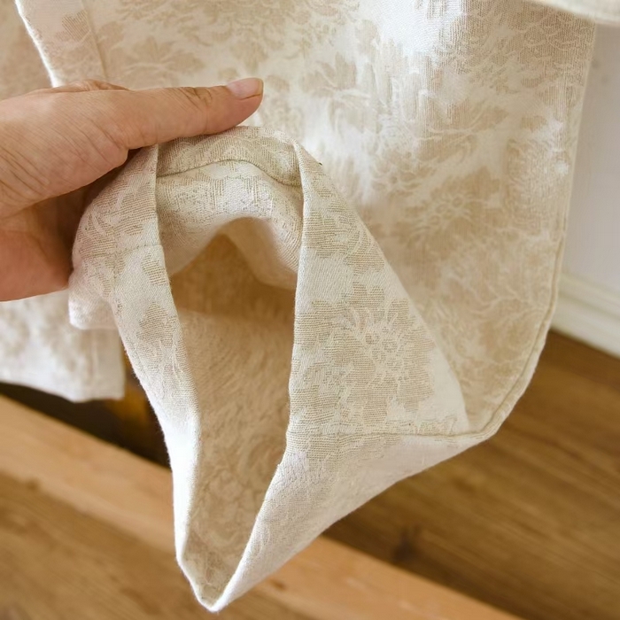 91家纺网 家纺一手货源 找家纺 （总）双梦毛巾 2025新款安妮木耳领亚麻女套