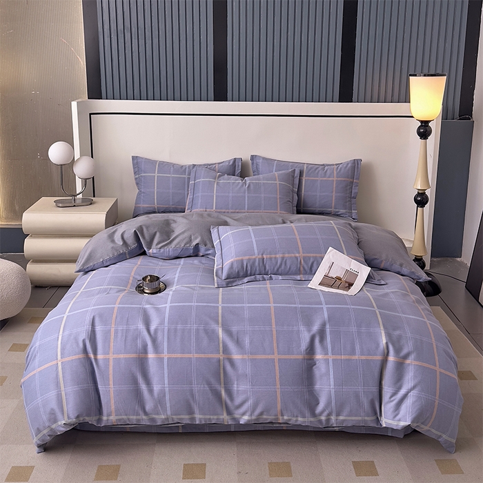 91家纺网 家纺一手货源 找家纺 （总）优品阁 2024新款亲肤舒适全棉磨毛四件套学生三件套系列 