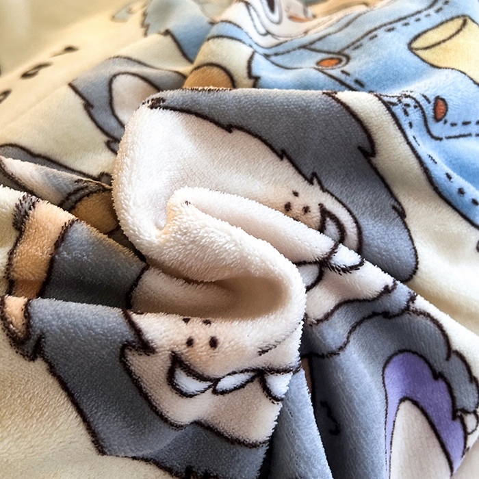 91家纺网 家纺一手货源 找家纺 梦柏家纺 2025新款牛奶绒夹棉床盖四件套 拉布布