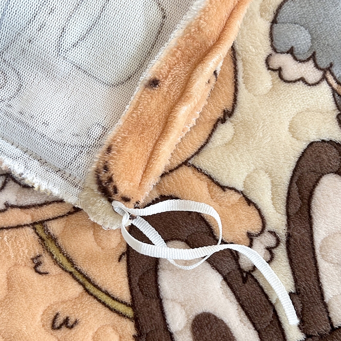 91家纺网 家纺一手货源 找家纺 梦柏家纺 2025新款牛奶绒夹棉床盖四件套 拉布布