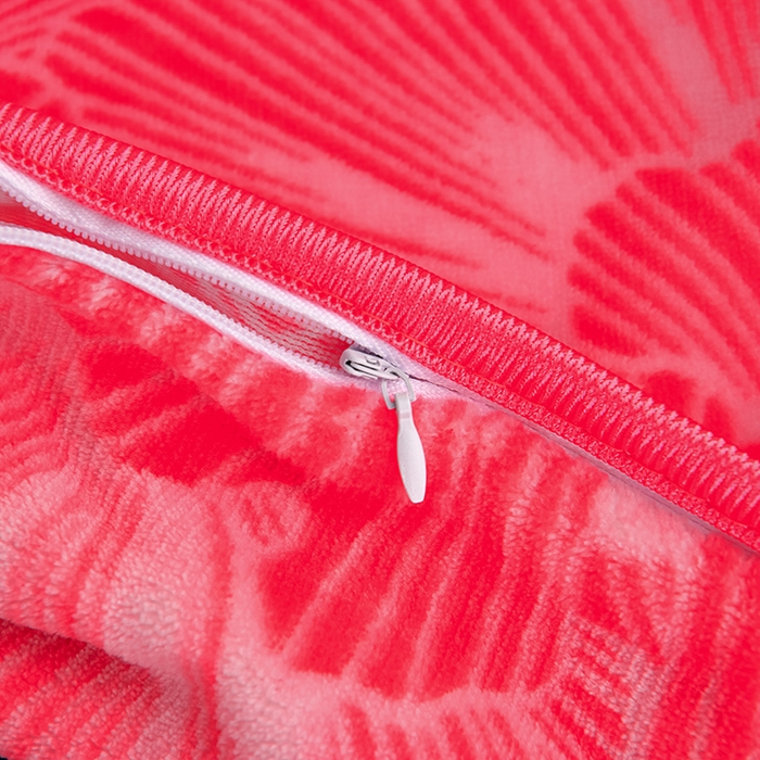 91家纺网 家纺一手货源 找家纺 新8.5-9.5斤法莱绒四件套珊瑚牛奶金貂绒四件套床裙 春暖花开