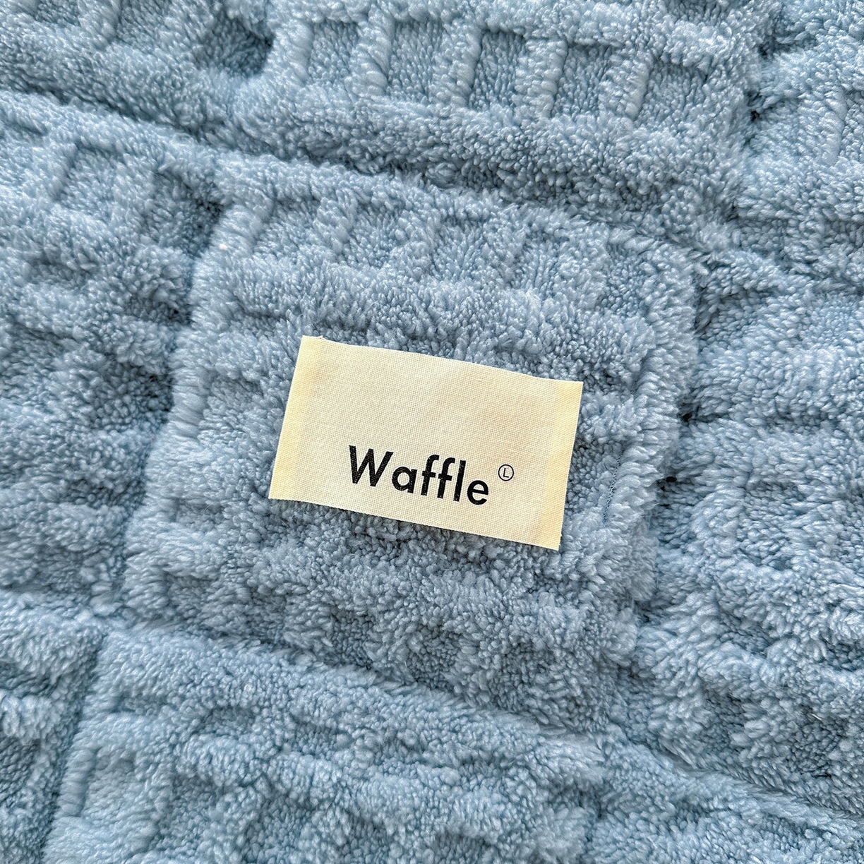 91家纺网 家纺一手货源 找家纺 喜居 2025新款A类华夫格舒棉绒床垫学生床垫床褥子 云蓝