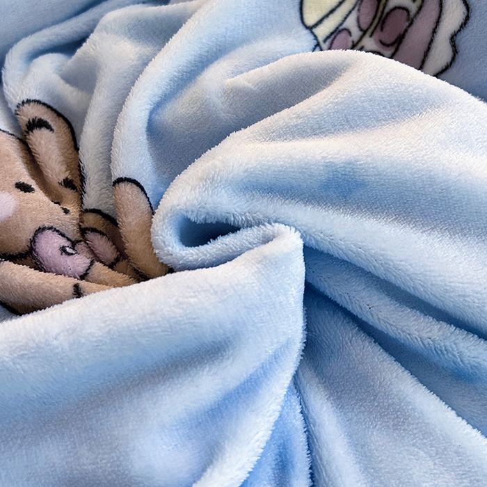 91家纺网 家纺一手货源 找家纺 梦柏家纺 2025新款牛奶绒夹棉床盖四件套 kt公主