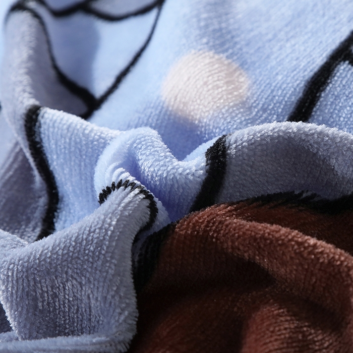 91家纺网 家纺一手货源 找家纺 （总）宝薇 2025新款双面牛奶绒大版卡通印花四件套