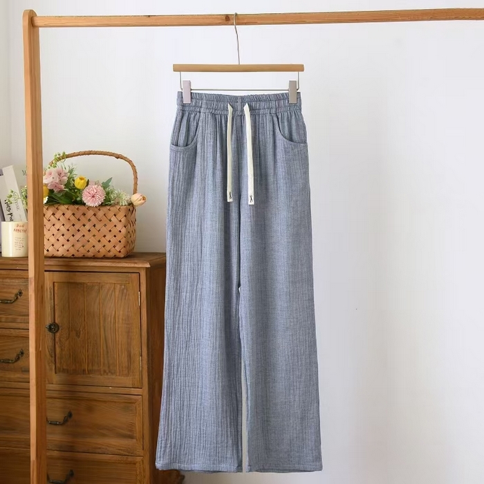 91家纺网 家纺一手货源 找家纺 （总）双梦毛巾 2025新款棉麻裤子