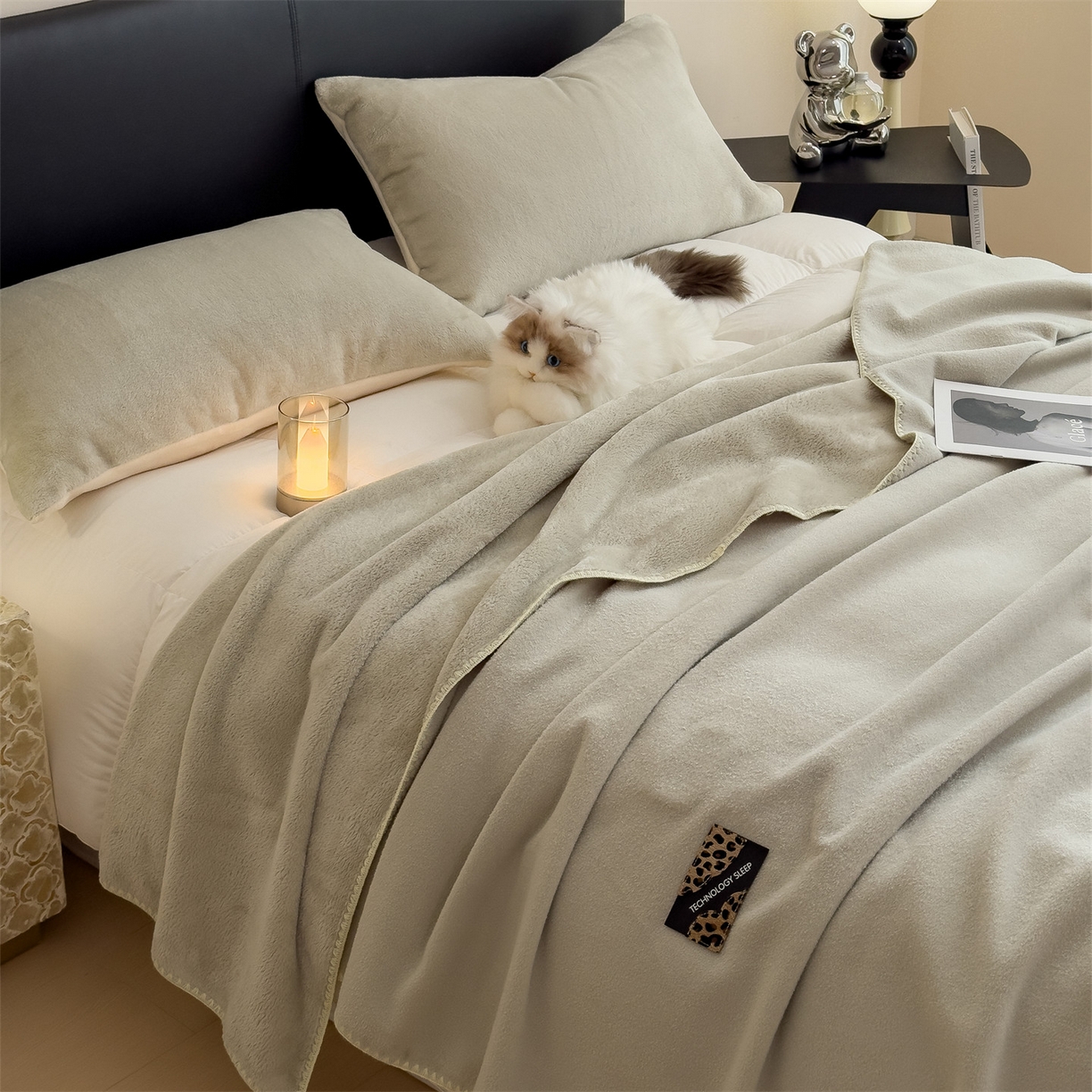 91家纺网 家纺一手货源 找家纺 （总）丝幔家纺 2025新款A类羊棉绒原创设计毛毯系列