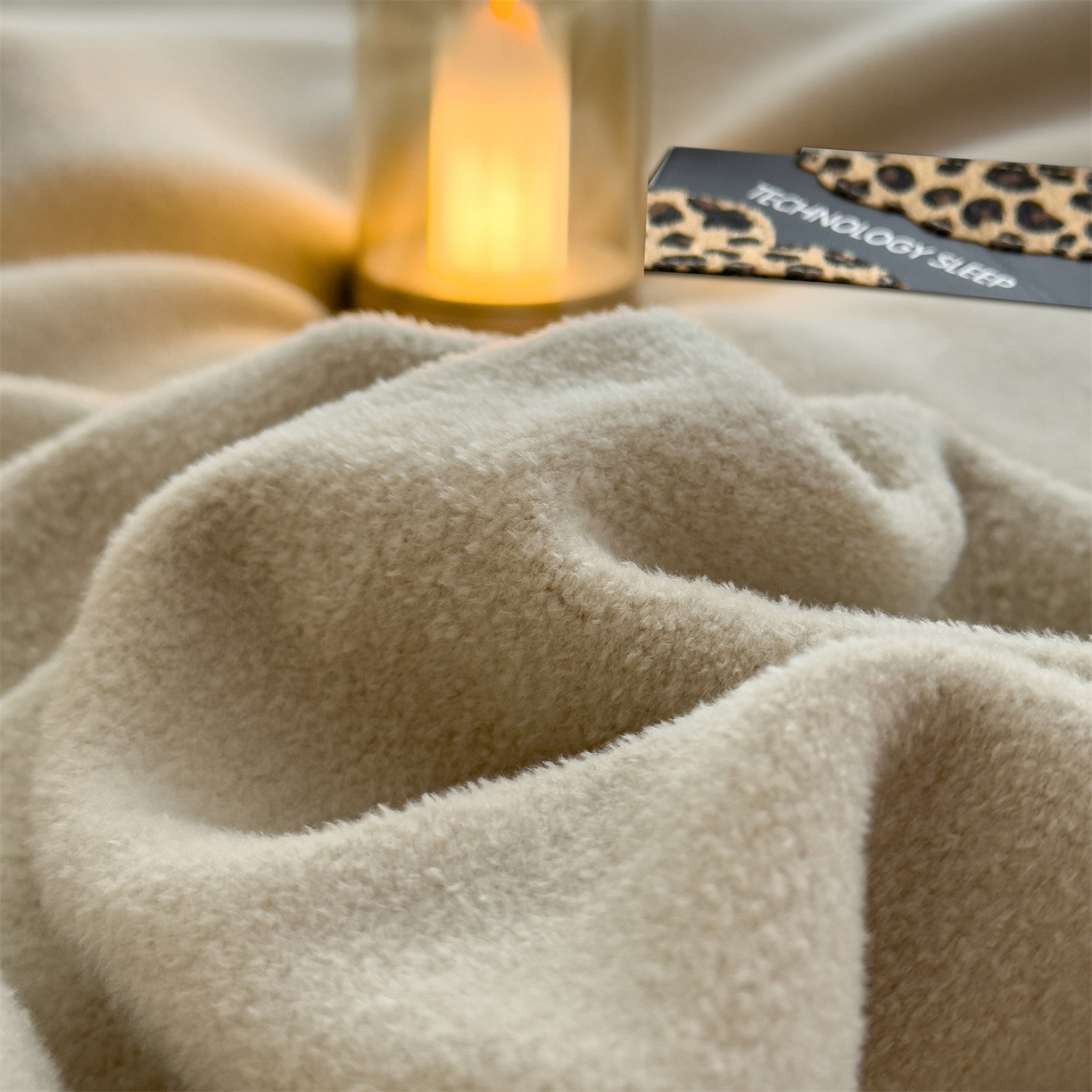 91家纺网 家纺一手货源 找家纺 丝幔家纺 2025新款A类羊棉绒原创设计毛毯系列 叶绿