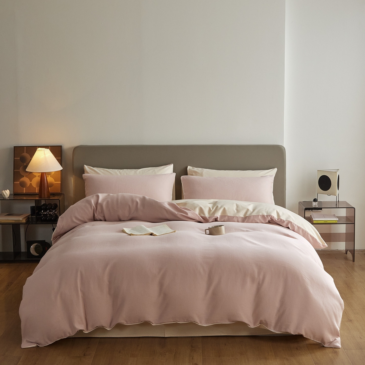 91家纺网 家纺一手货源 找家纺 （总）慕尚家纺 2025新款100s全棉提花磨毛四件套