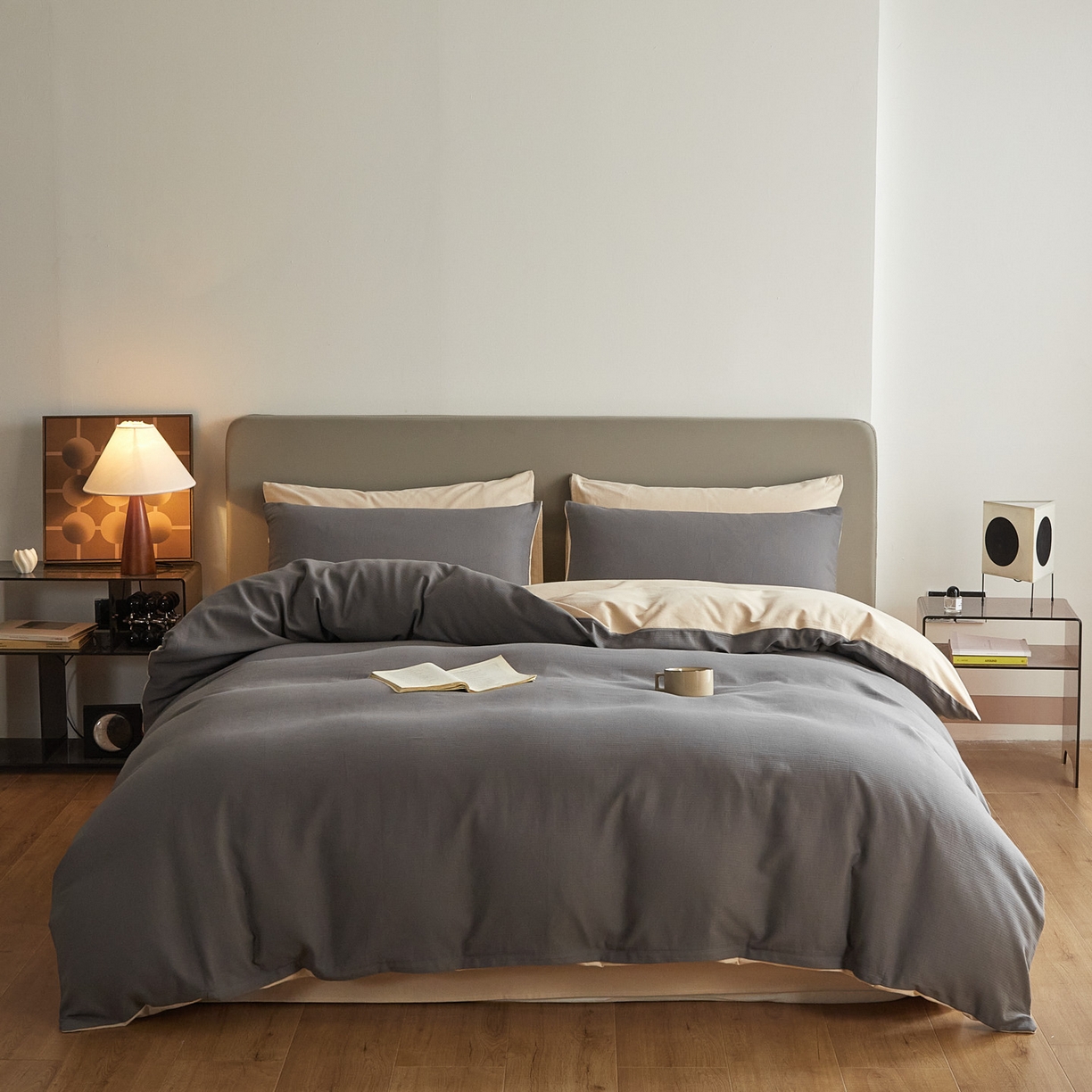 91家纺网 家纺一手货源 找家纺 （总）慕尚家纺 2025新款100s全棉提花磨毛四件套