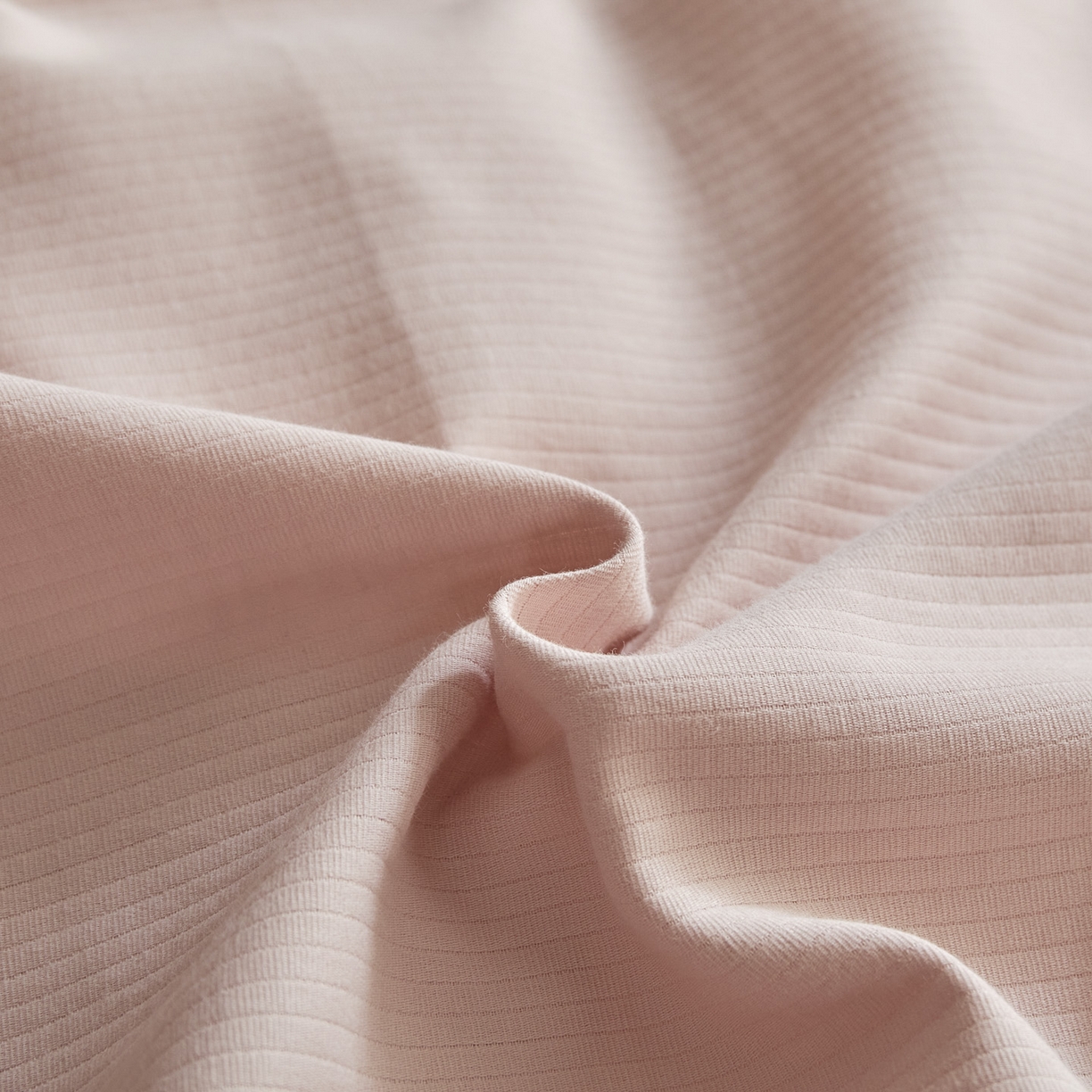 91家纺网 家纺一手货源 找家纺 慕尚家纺 2025新款100s全棉提花磨毛四件套 白桃烟粉+夕照白