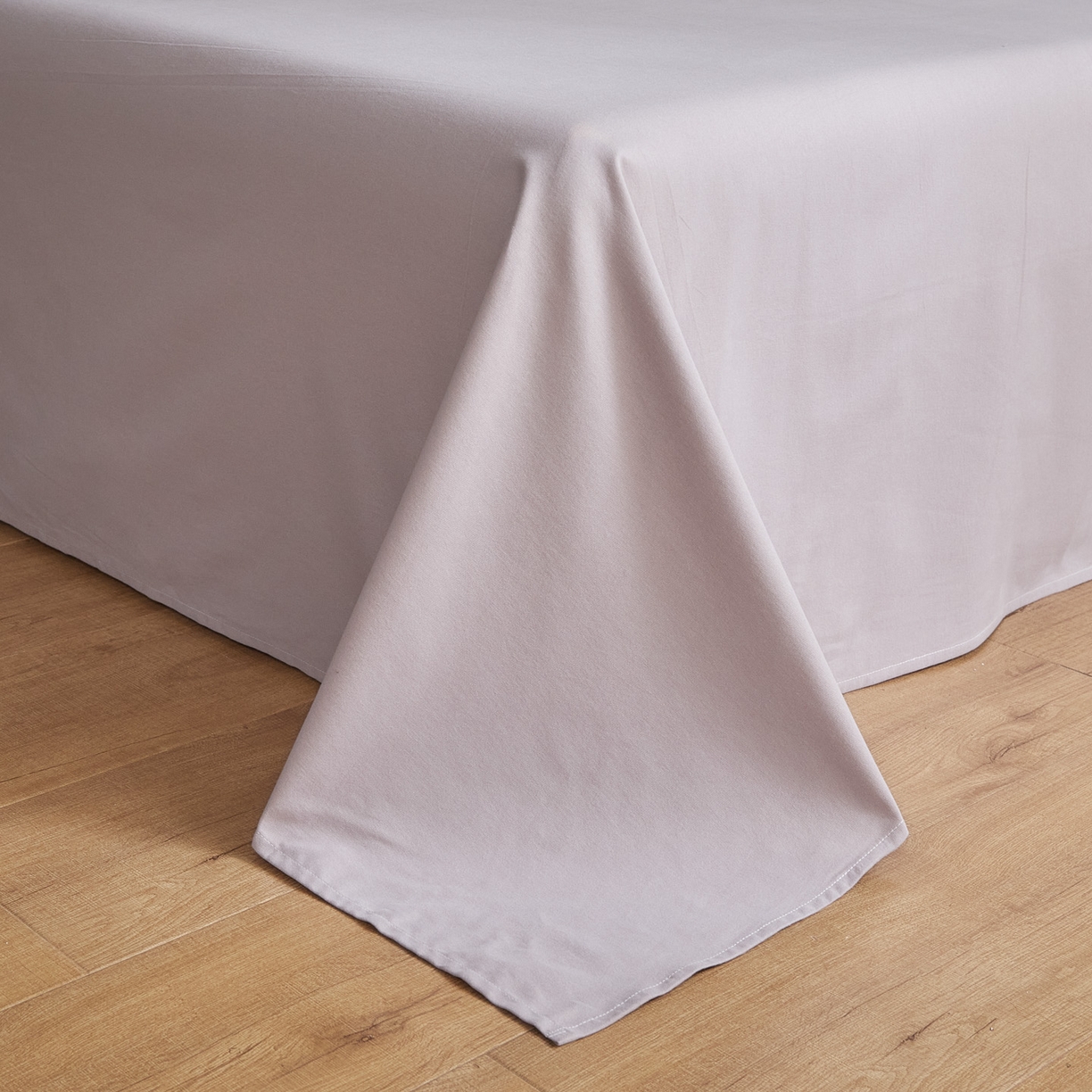 91家纺网 家纺一手货源 找家纺 慕尚家纺 2025新款100s全棉提花磨毛四件套 白桃烟粉+雪紫色