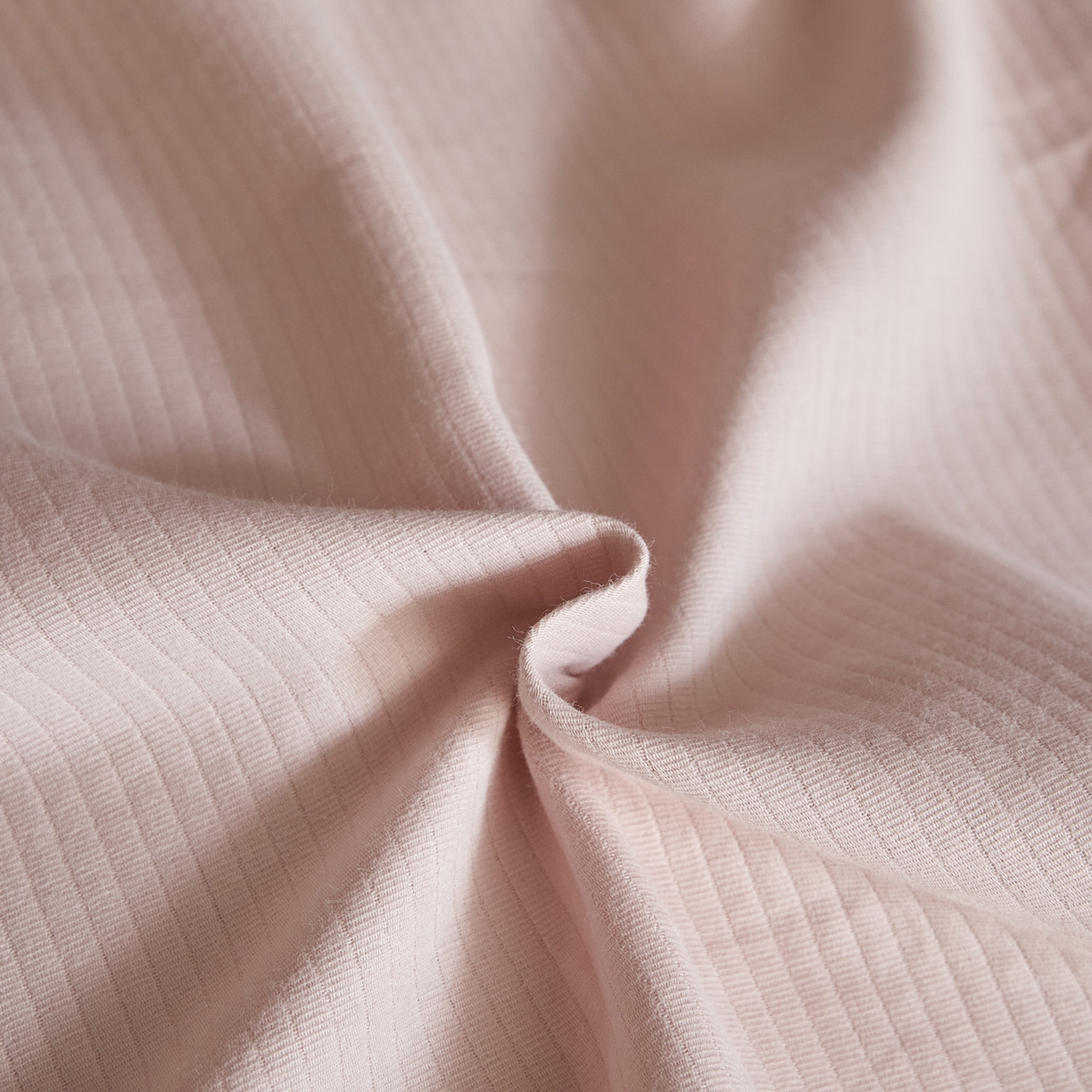 91家纺网 家纺一手货源 找家纺 慕尚家纺 2025新款100s全棉提花磨毛四件套 白桃烟粉+雪紫色