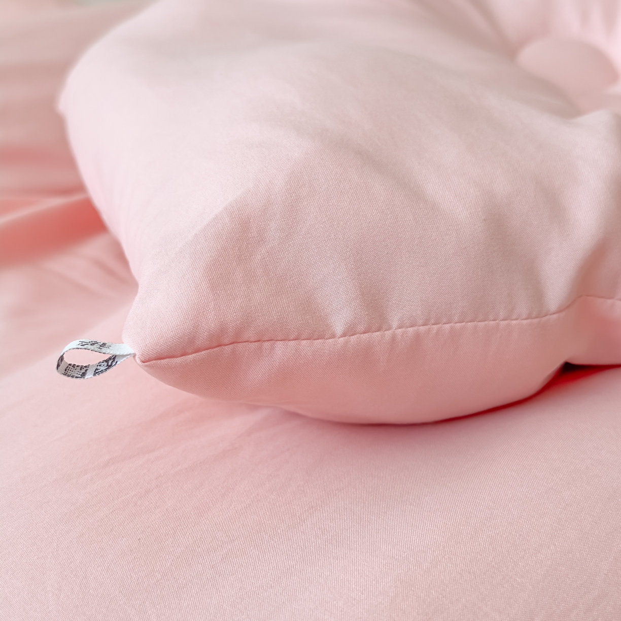 91家纺网 家纺一手货源 找家纺 承柔家纺 2025新款水洗棉棉花被 粉色