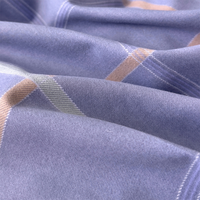 91家纺网 家纺一手货源 找家纺 优品阁 2024新款亲肤舒适全棉磨毛四件套学生三件套系列 斯坦福-蓝