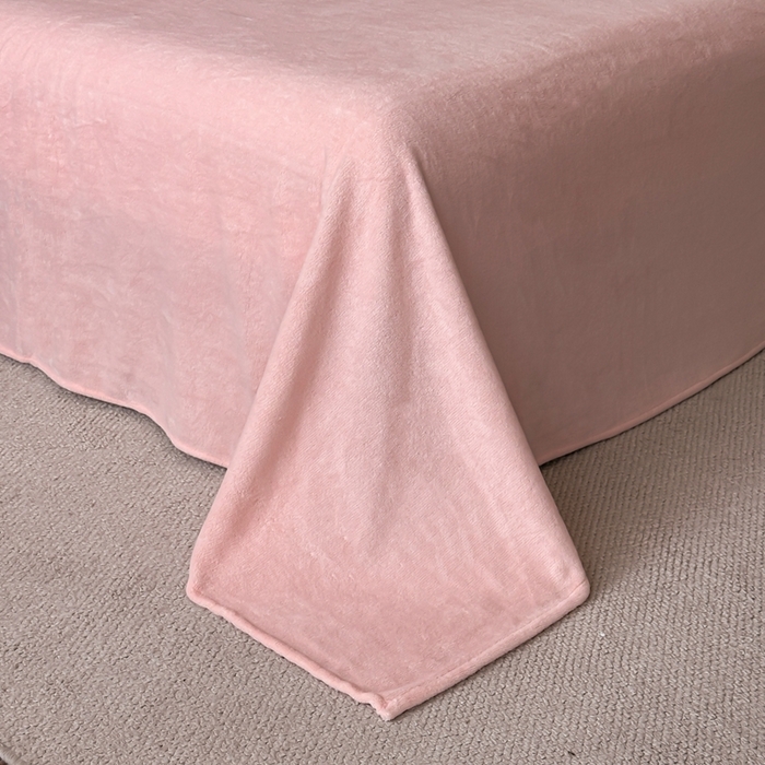 91家纺网 家纺一手货源 找家纺 金牛座家纺 2025新款立体雕花牛奶绒双拼角轻奢四件套-印象和叶影（最低售价不得低于178） 印象-嫩粉