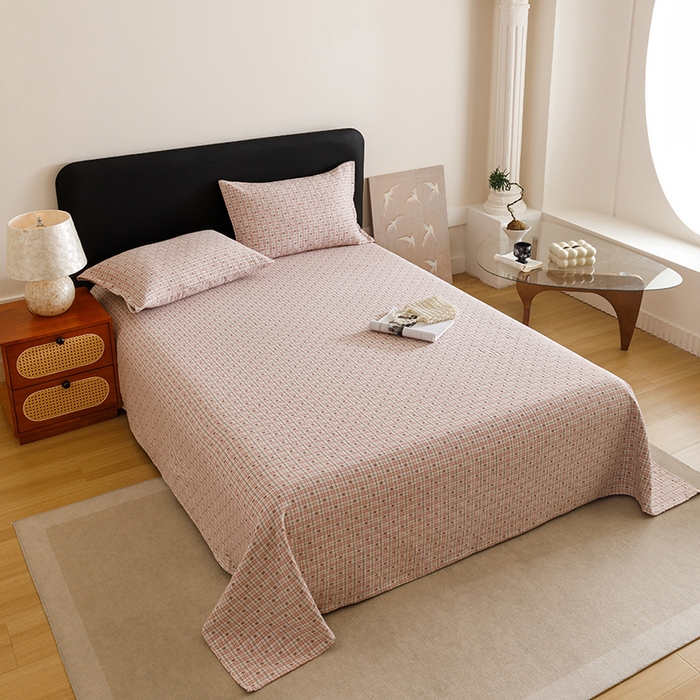 91家纺网 家纺一手货源 找家纺 （总）悦然毛巾被 2025新款全棉三层色织水洗纱布毛巾被盖毯-清新雅致