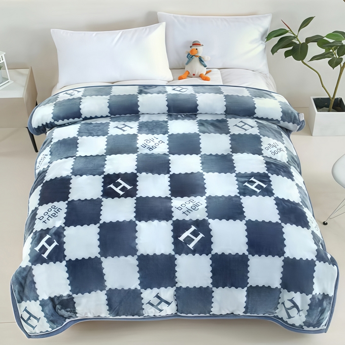 91家纺网 家纺一手货源 找家纺 （总）好艺佳毛毯 2025新款（双层云毯）学生宿舍毛毯拉舍尔单双人毯子超柔软不掉毛不掉色