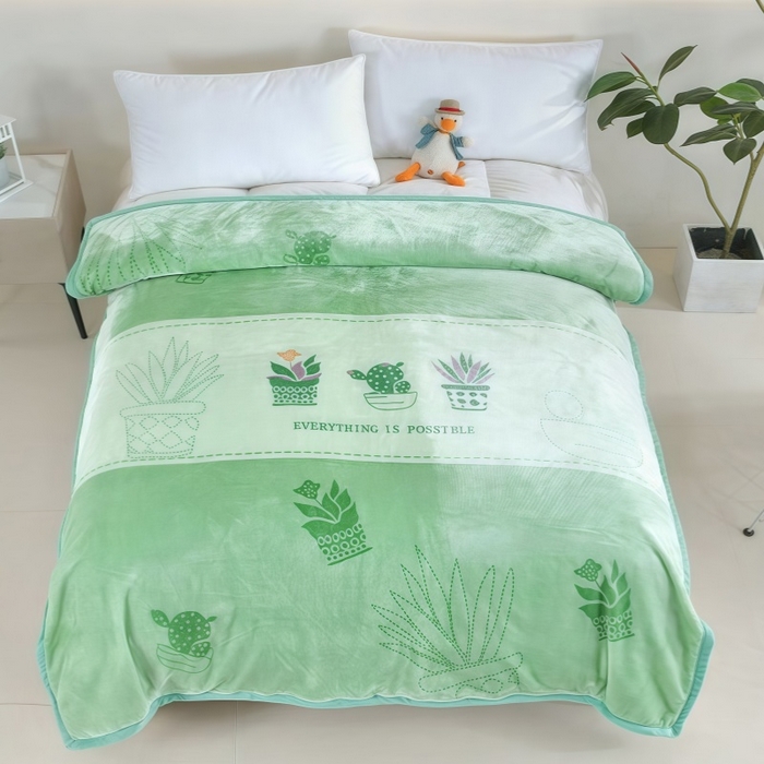 91家纺网 家纺一手货源 找家纺 （总）好艺佳毛毯 2025新款（双层云毯）学生宿舍毛毯拉舍尔单双人毯子超柔软不掉毛不掉色