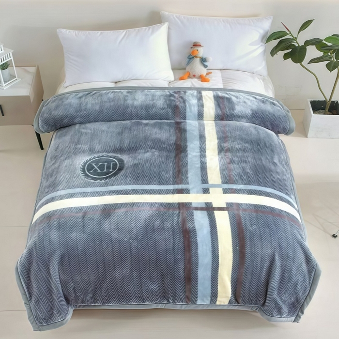 91家纺网 家纺一手货源 找家纺 （总）好艺佳毛毯 2025新款（双层云毯）学生宿舍毛毯拉舍尔单双人毯子超柔软不掉毛不掉色