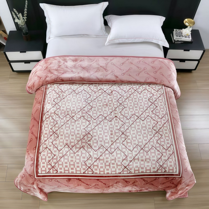 91家纺网 家纺一手货源 找家纺 （总）好艺佳毛毯 2025新款（双层云毯）学生宿舍毛毯拉舍尔单双人毯子超柔软不掉毛不掉色