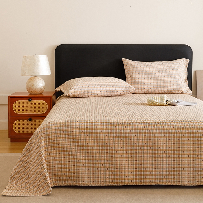 91家纺网 家纺一手货源 找家纺 悦然毛巾被 2025新款全棉三层色织水洗纱布毛巾被盖毯-清新雅致 清新雅致黄