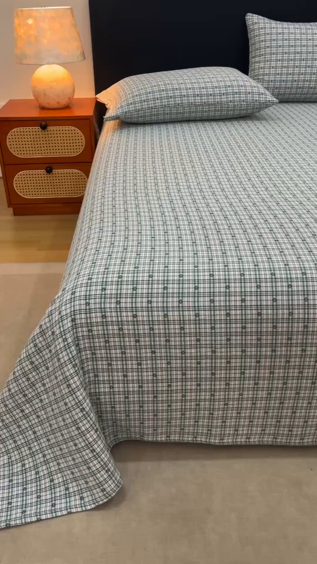 91家纺网 家纺一手货源 找家纺 悦然毛巾被 2025新款全棉三层色织水洗纱布毛巾被盖毯-清新雅致 清新雅致绿