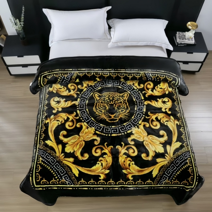 好艺佳毛毯 2025新款（双层云毯）学生宿舍毛毯拉舍尔单双人毯子超柔软不掉毛不掉色 首领