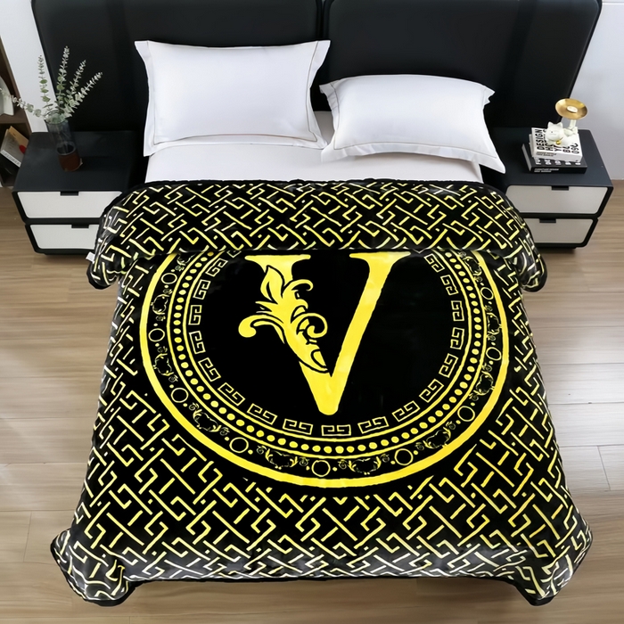 好艺佳毛毯 2025新款（双层云毯）学生宿舍毛毯拉舍尔单双人毯子超柔软不掉毛不掉色 大V