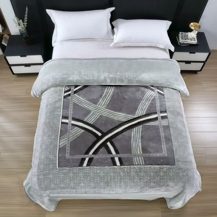 好艺佳毛毯 2025新款（双层云毯）学生宿舍毛毯拉舍尔单双人毯子超柔软不掉毛不掉色 无与伦比