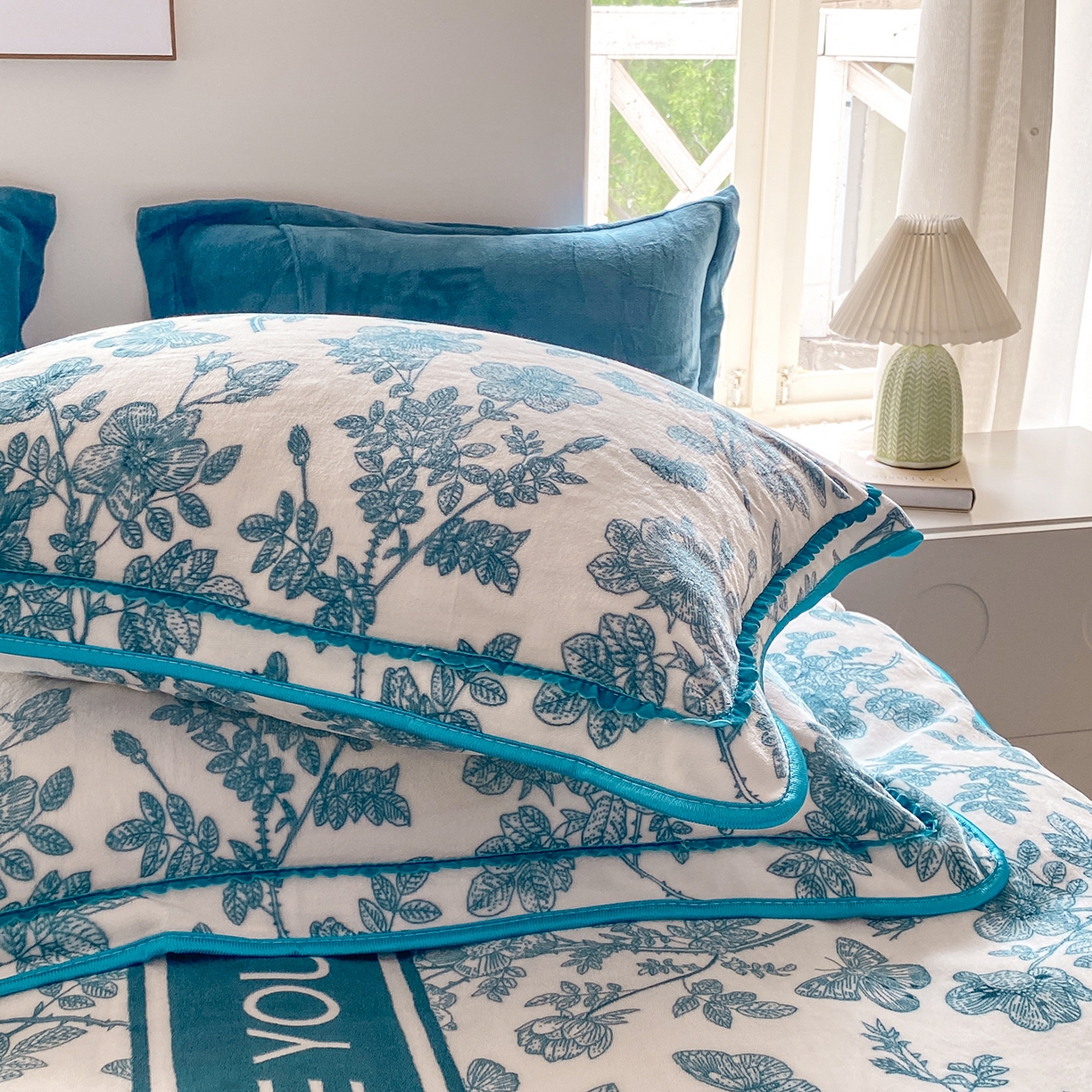 91家纺网 家纺一手货源 找家纺 （总）悦织湾家纺 2025新款牛奶绒印花四件套