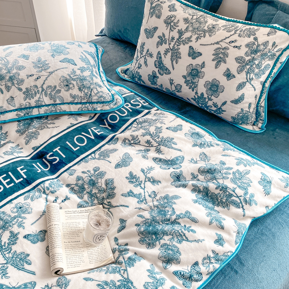 91家纺网 家纺一手货源 找家纺 （总）悦织湾家纺 2025新款牛奶绒印花四件套