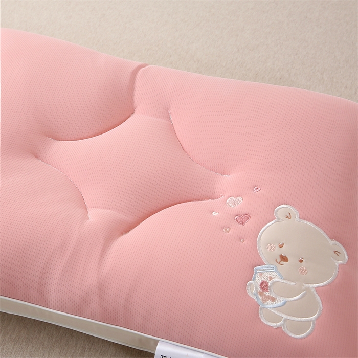 91家纺网 家纺一手货源 找家纺 （总）锦鲤枕芯 2024新款枕芯A类母婴级小熊满分睡眠乳胶层儿童枕头40×60cm学生枕头