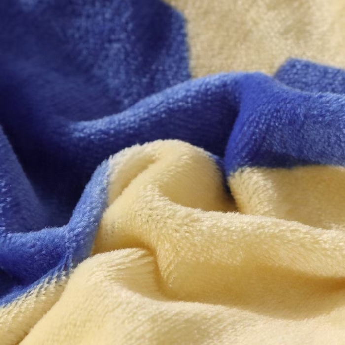 91家纺网 家纺一手货源 找家纺 宝薇 2025新款双面牛奶绒大版卡通印花四件套 晚安