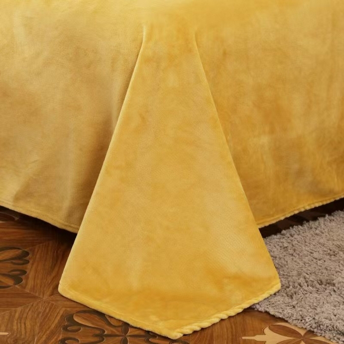 91家纺网 家纺一手货源 找家纺 宝薇 2025新款双面牛奶绒大版卡通印花四件套 晚安