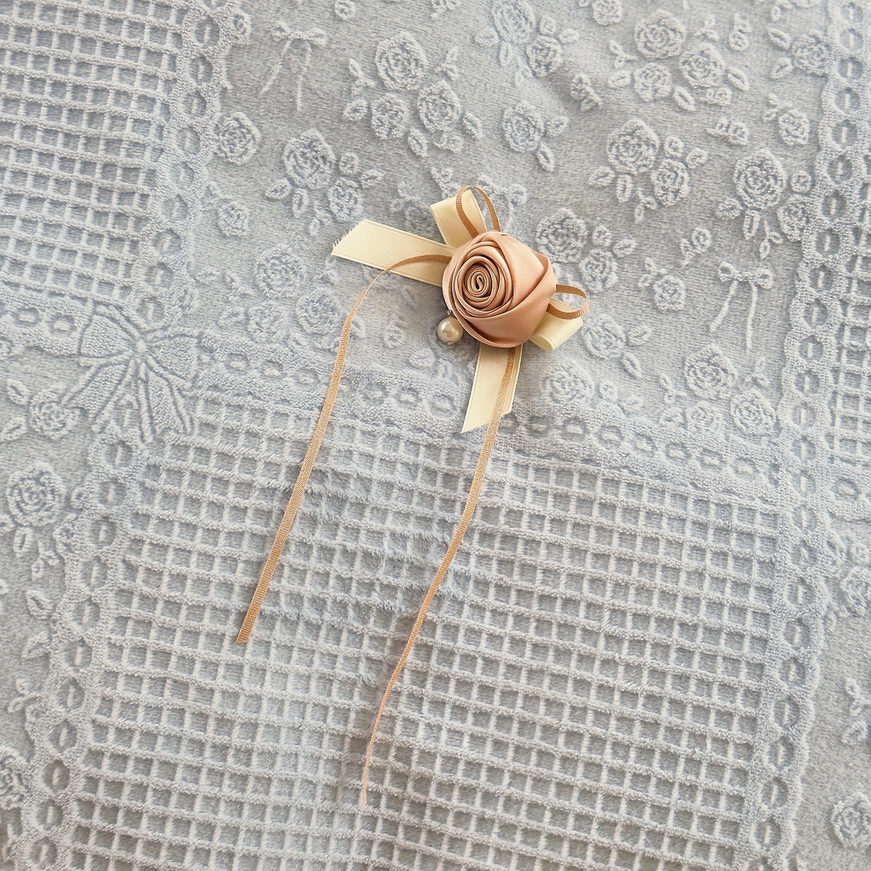 91家纺网 家纺一手货源 找家纺 北纬27度 2025新款法式牛奶绒四件套-玫瑰花语 玫瑰花语-蓝