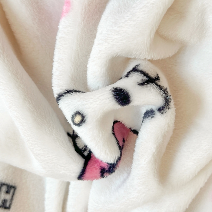 91家纺网 家纺一手货源 找家纺 妖妖家纺 2025新款正版三丽鸥双面印花牛奶绒多功能四季款毛毯空调毯 冰淇淋KT