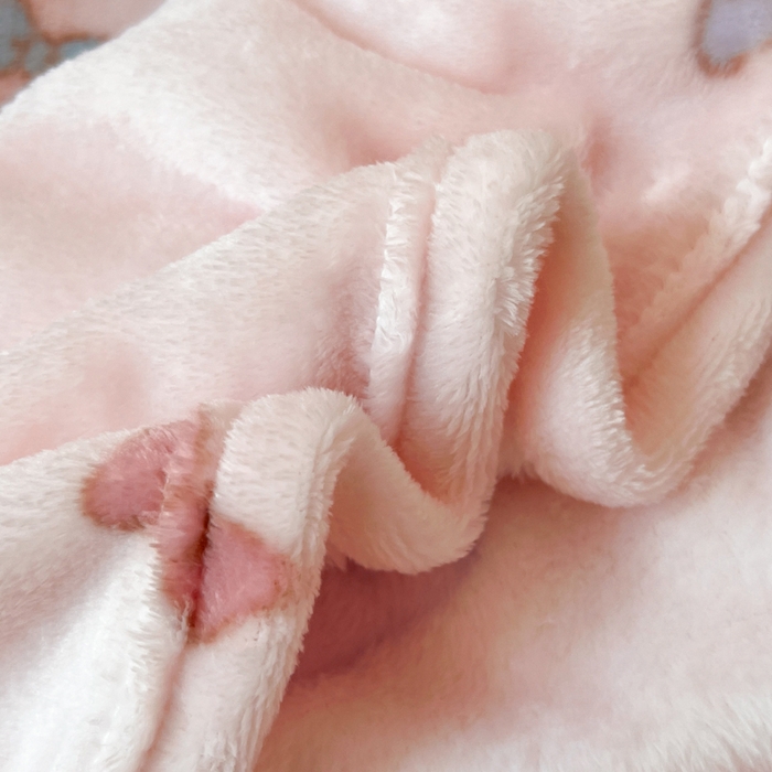 91家纺网 家纺一手货源 找家纺 妖妖家纺 2025新款正版三丽鸥双面印花牛奶绒多功能四季款毛毯空调毯 美乐蒂