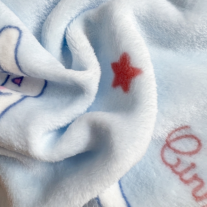 91家纺网 家纺一手货源 找家纺 妖妖家纺 2025新款正版三丽鸥双面印花牛奶绒多功能四季款毛毯空调毯 星星玉桂狗