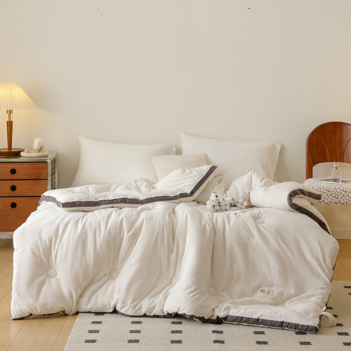 91家纺网 家纺一手货源 找家纺 （总）雯雨家纺 2025新款100%里外全棉纯棉新疆棉花被冬被被子被芯