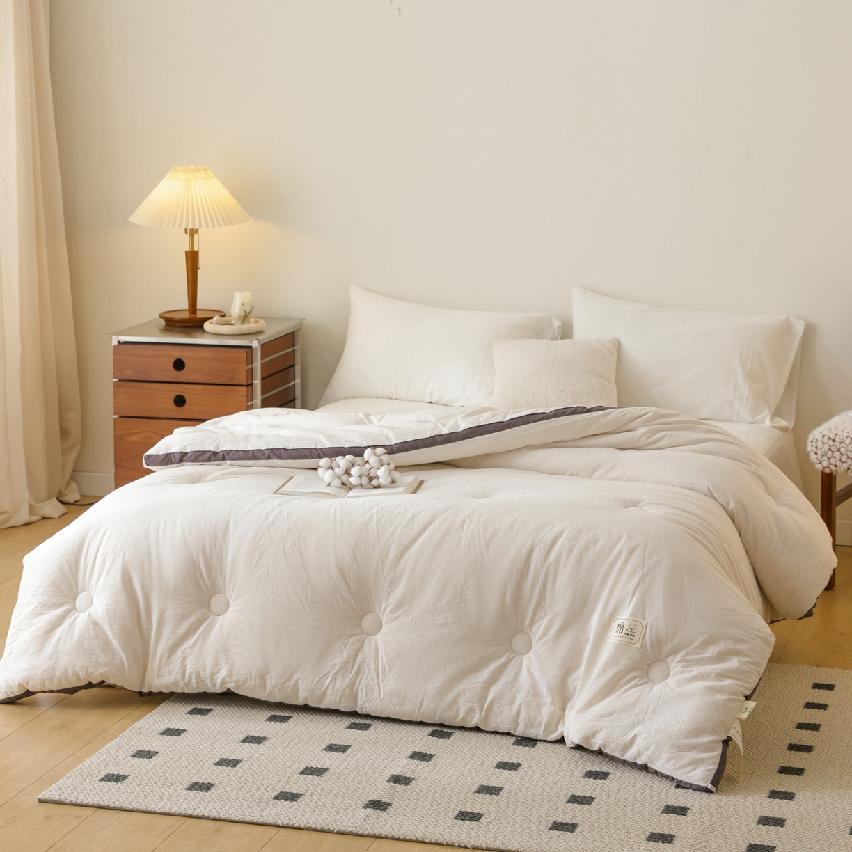 91家纺网 家纺一手货源 找家纺 （总）雯雨家纺 2025新款100%里外全棉纯棉新疆棉花被冬被被子被芯