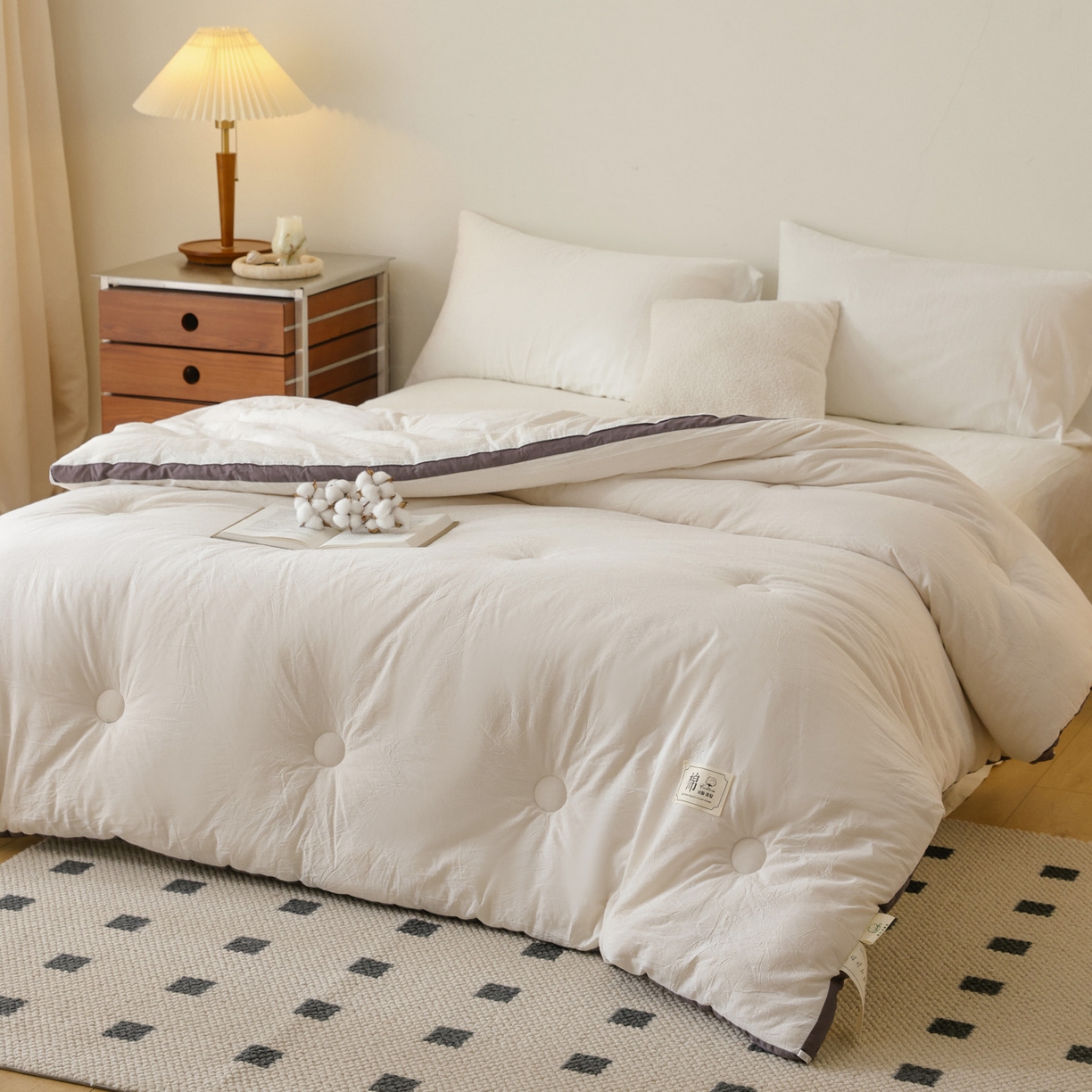 91家纺网 家纺一手货源 找家纺 （总）雯雨家纺 2025新款100%里外全棉纯棉新疆棉花被冬被被子被芯