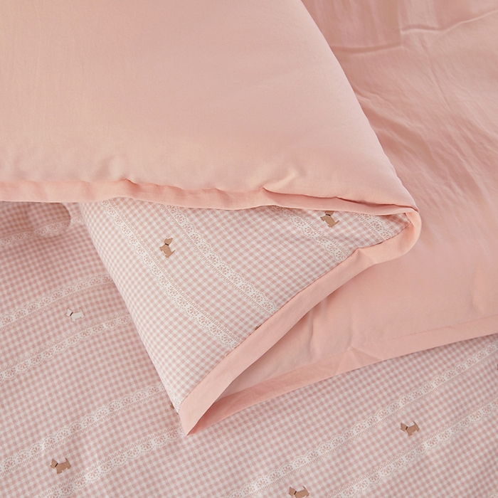 91家纺网 家纺一手货源 找家纺 亿莱鑫 2025新款水洗贝贝棉养肤被子被芯春秋被冬被 小狗漫步