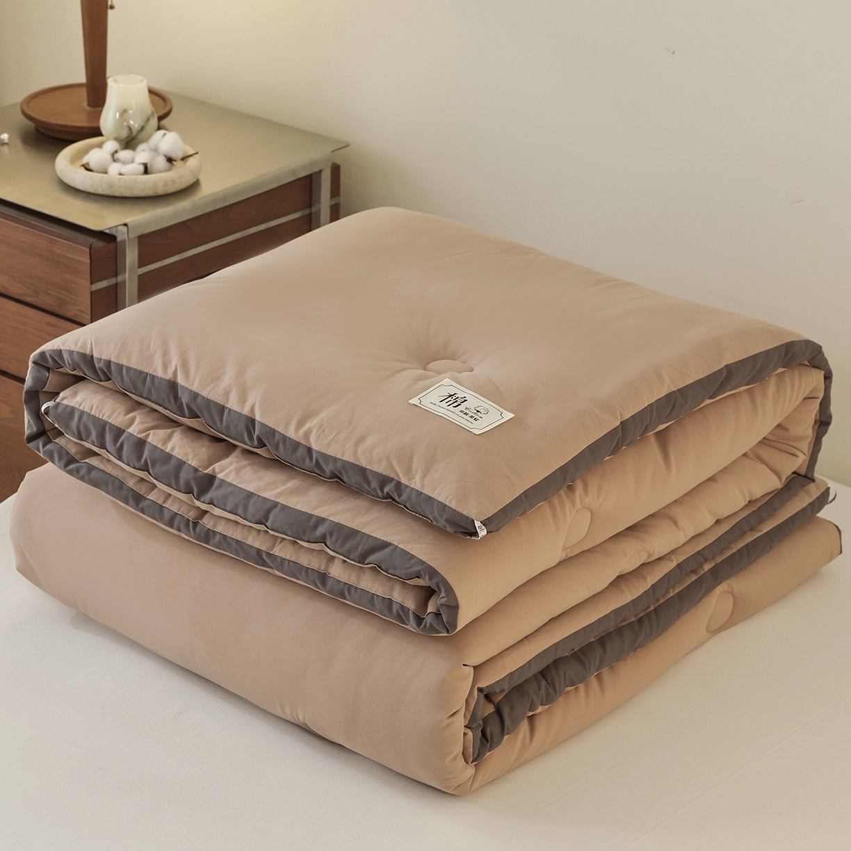 91家纺网 家纺一手货源 找家纺 雯雨家纺 2025新款100%里外全棉纯棉新疆棉花被冬被被子被芯 全棉棉花被-魅力驼