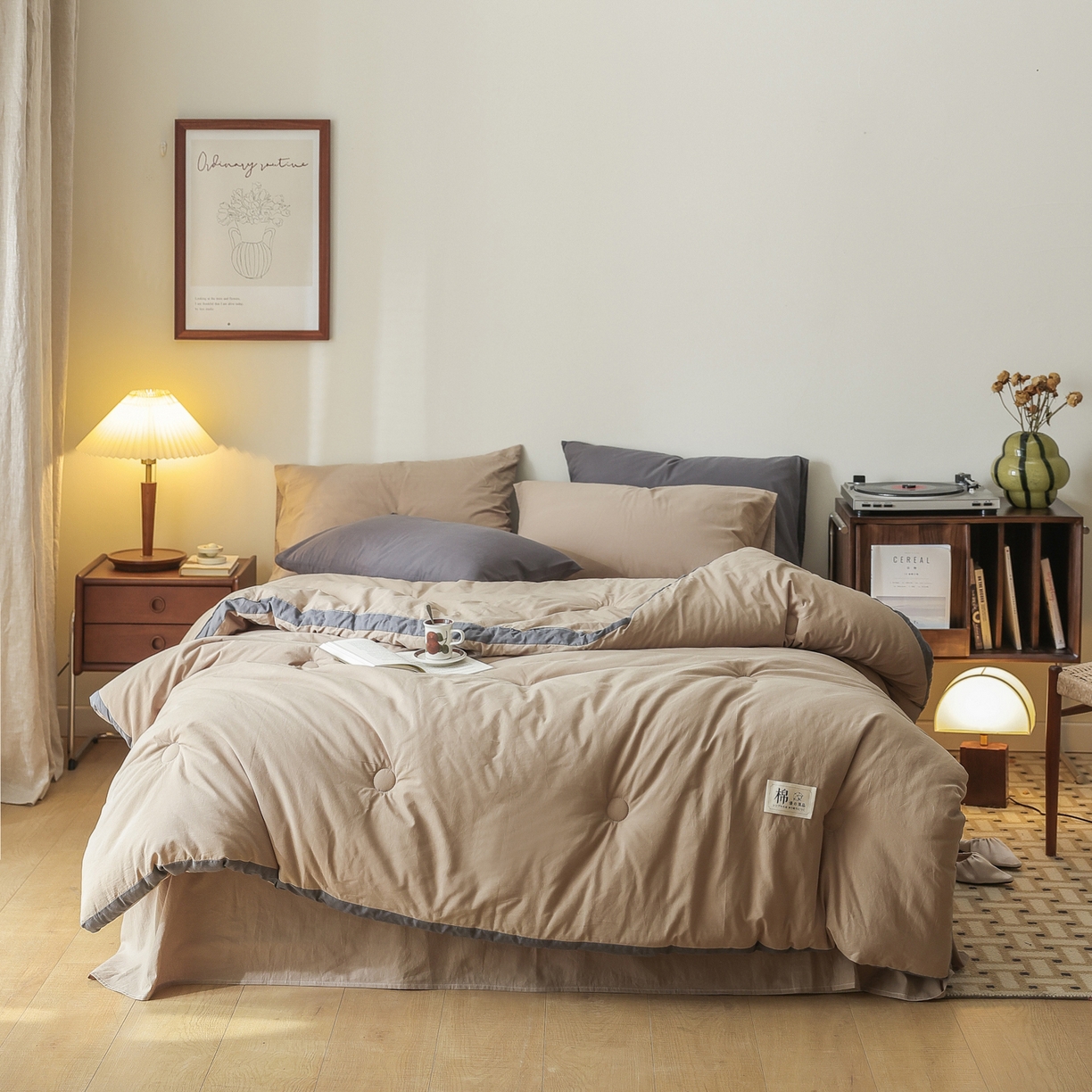 91家纺网 家纺一手货源 找家纺 （总）雯雨家纺 2025新款里外全棉新疆棉花被被子被芯