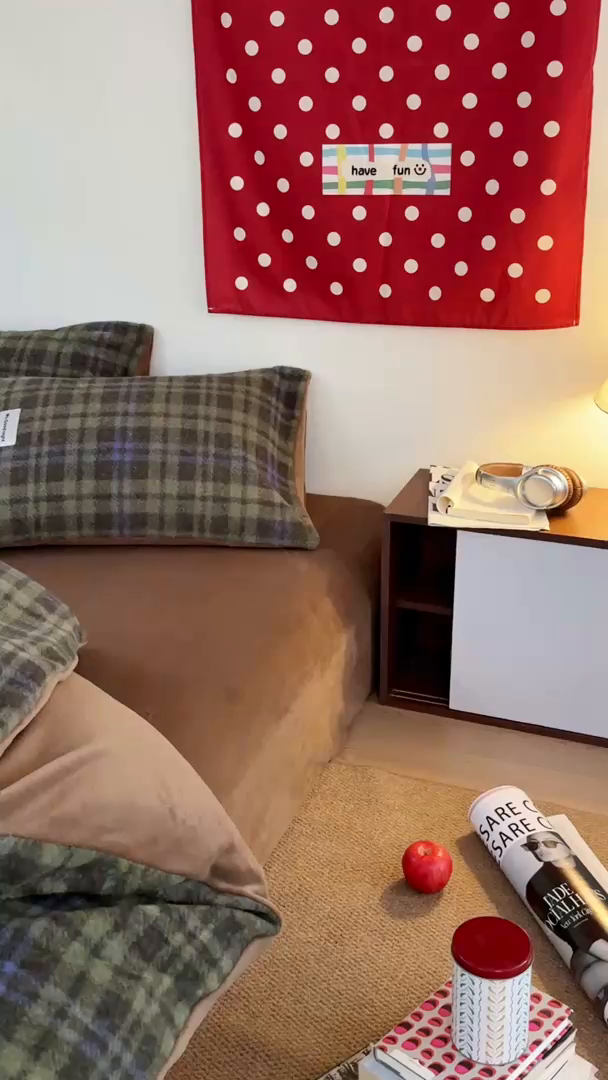 91家纺网 家纺一手货源 找家纺 （总）蜜宿 2025新款仿羊绒牛奶绒四件套-格纹款